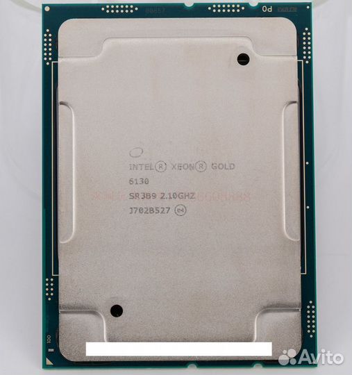 Intel Xeon Gold 6130 16 core 2.1-3.7GHz 22мb