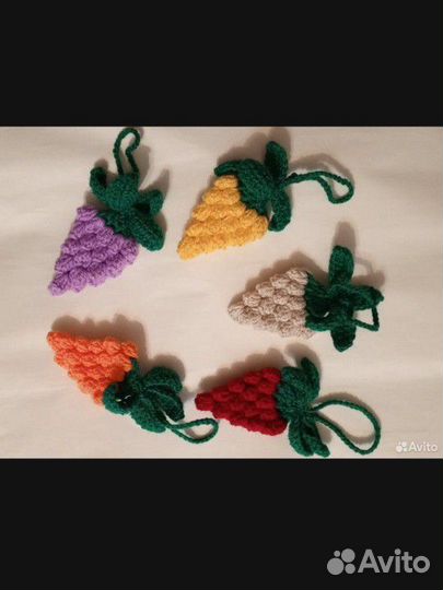 Обвес на сумку вязаный