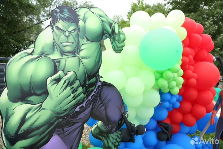 Аренда фигур Халк и Человек паук