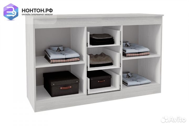 Комод Монако км-14 ясень белый