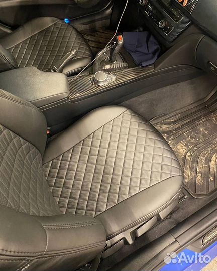 Чехлы экокожа Ромб на Toyota Rav4 от Автопилот