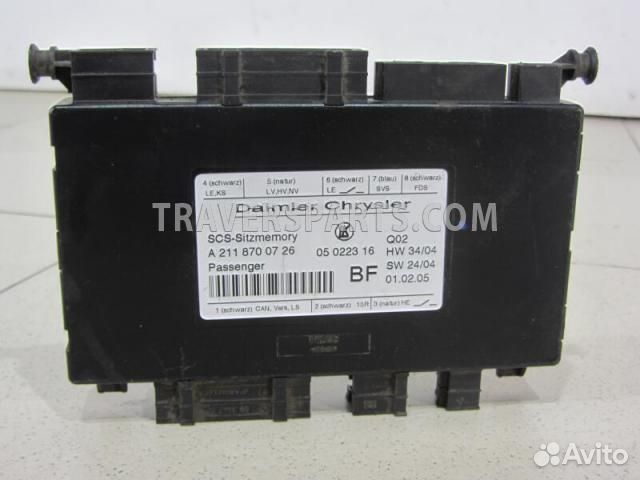 Блок управления сидением