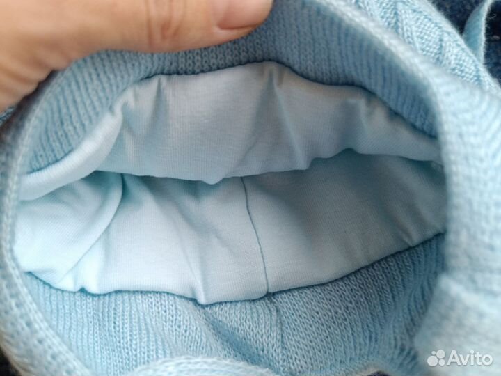 Шапка зимняя для мальчика 44-46 новая