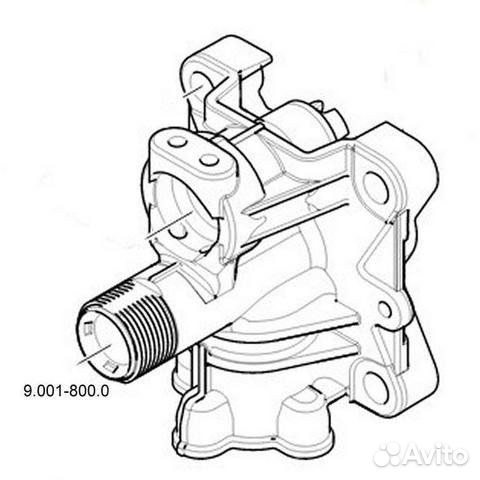 Крышка помпы Керхер