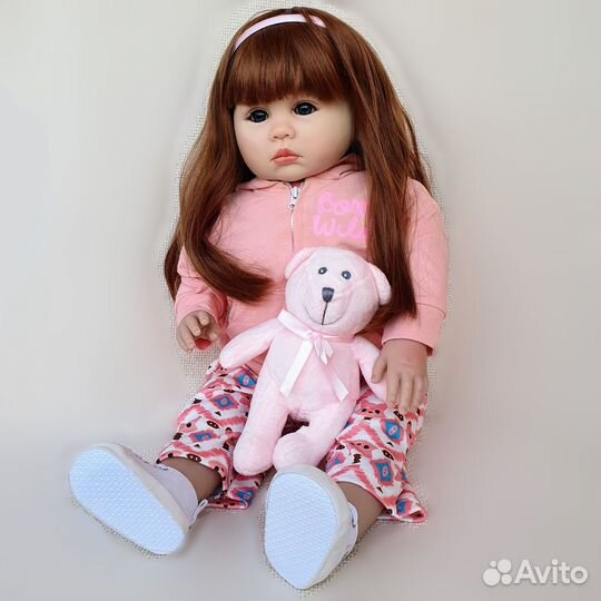Кукла Реборн, Большая, Reborn Doll, Пупс, Девочка