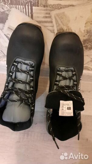 Лыжи, палки, ботинки, чехол