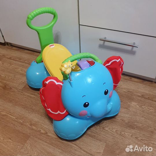 Fisher price Каталки слоник и лев
