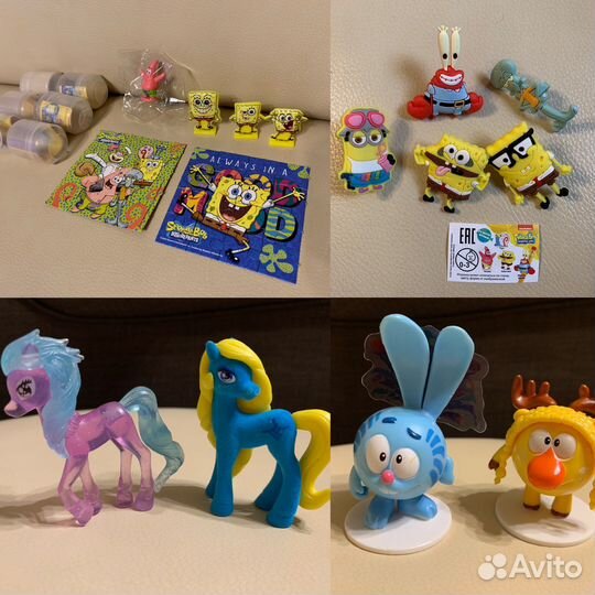 Коллекционные фигурки Макдональдс,Киндер,Sweet Box