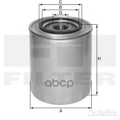 Фильтр масляный iveco/john deere/liebherr Indus