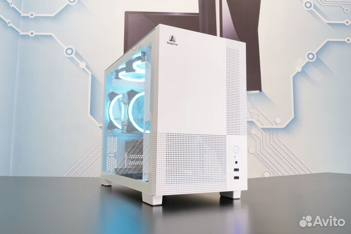 Белый I3-10100F 16G RX470