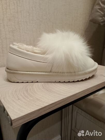 Угги женские тапочки с мехом