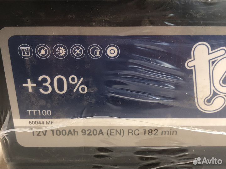 Аккумулятор topla Top 100 А/ч обратная R+ en920а