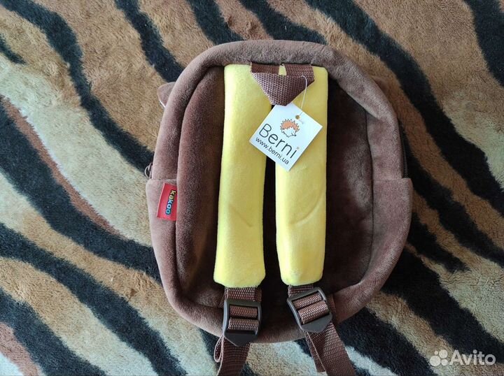 Детский рюкзак велюровый