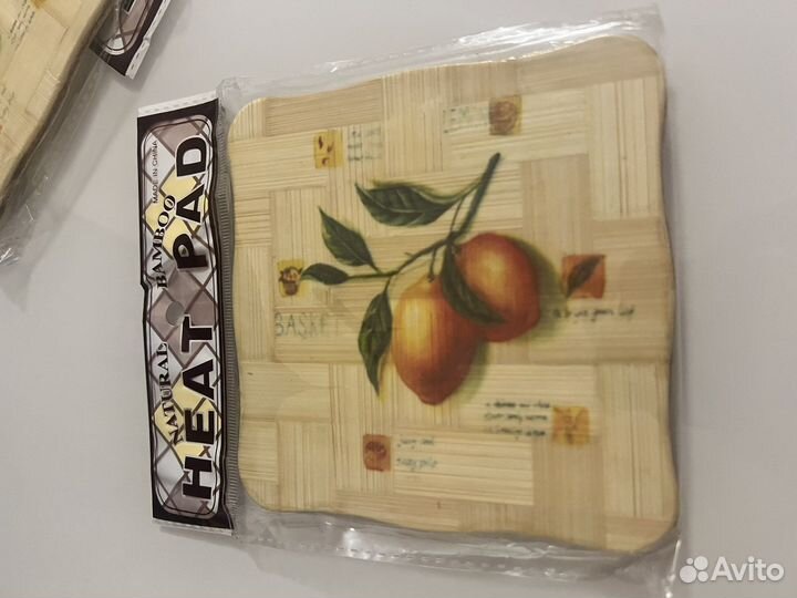 Подставка под горячее бамбук 12*12cм