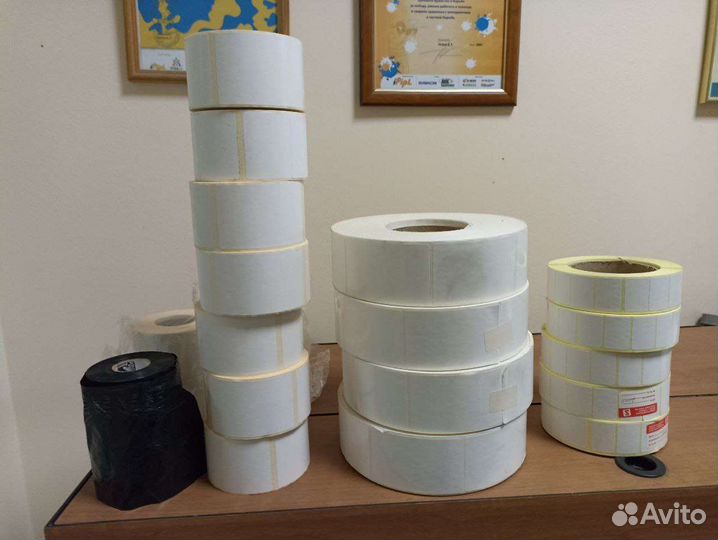 Термоэтикетки самоклеющиеся