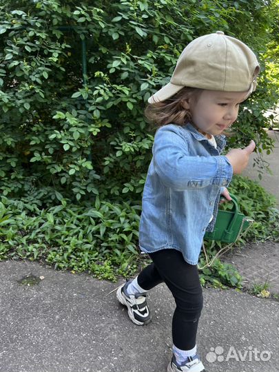 Джинсовая рубашка hm детская