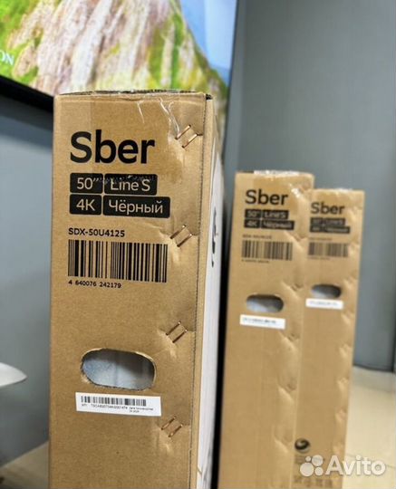 Новый Телевизор 4К Sber 50' 2024г гарантия