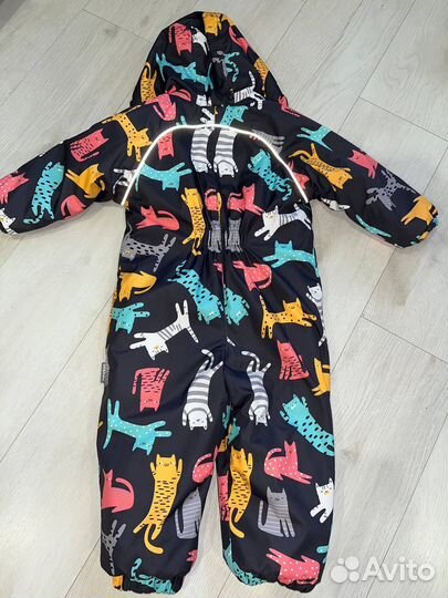 Зимний комбинезон для девочки 86