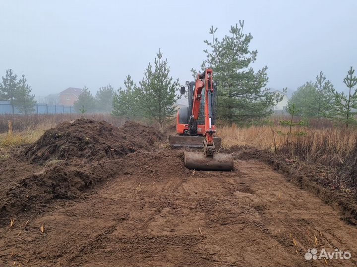 Аренда мини экскаватора ямобура минипогрузчика