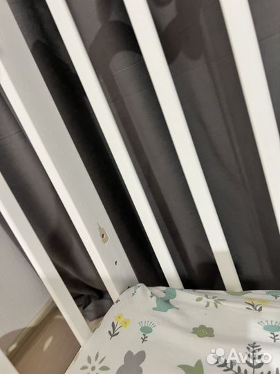 Кроватка для новорожденных приставная