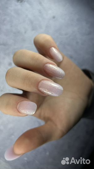 Маникюр наращивание ногтей