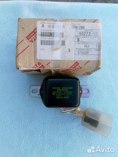 Реле генератора toyota