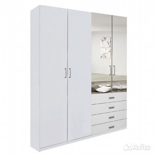 Шкаф распашной Престиж 4.4 с зеркалами