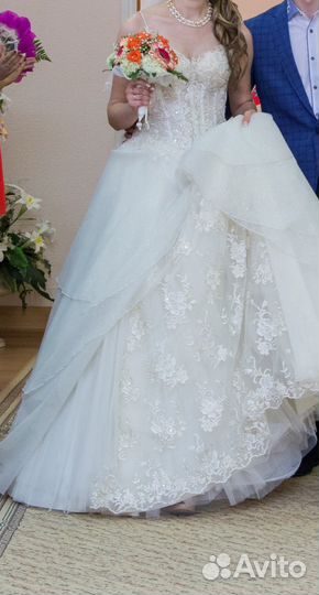 Свадебное платье айвори