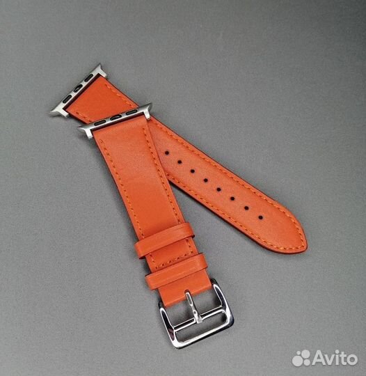 Кожаный ремешок для смарт часов Apple Watch