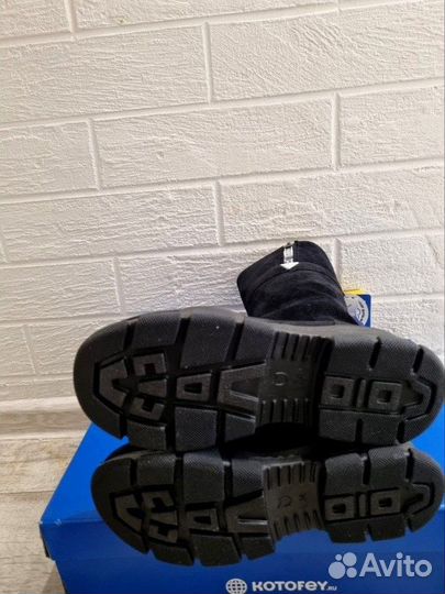 Сапоги котофей нат. кожа, нат. шерсть 34