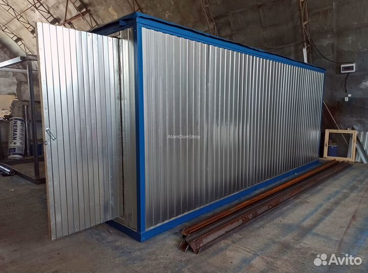 Блок-контейнер с душем и туалетом