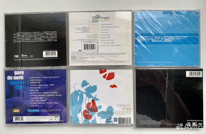 Компакт-диски CD лаунж, чиллаут, джаз фанк, хаус