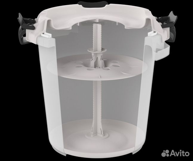 Бочка пищевая с гнётом и герметичной крышкой 20л