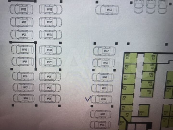 Машиноместо, 14 м²