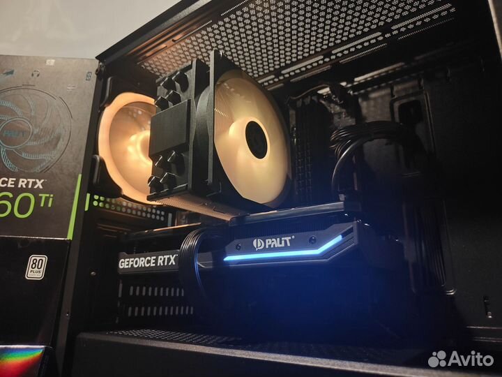 Новый пк i5-12400f/32Gb/RTX 4060Ti/SSD Nvme 512Gb