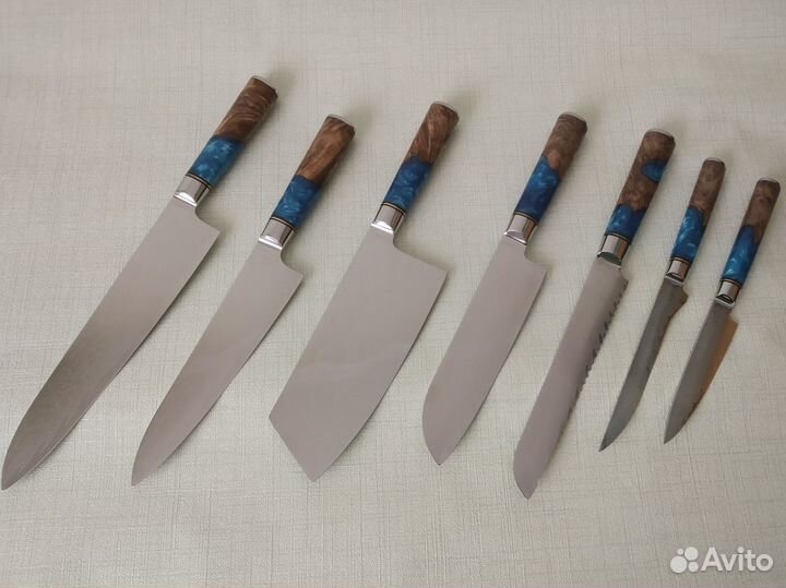 Кухонный нож, набор 7 штук