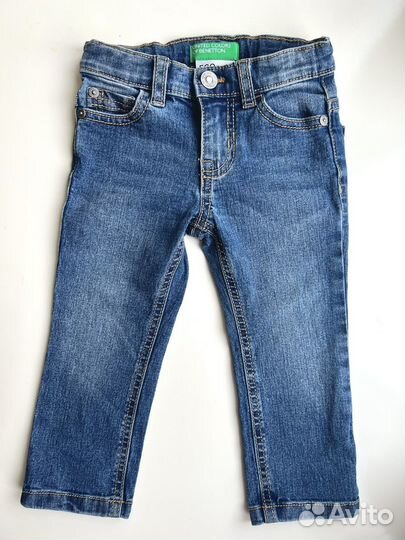 Рубашка и джинсы на мальчика GAP, benetton, 1 год