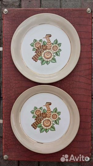 Блюдо СССР Буди Будянский фаянс