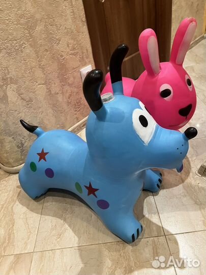 Мяч прыгун животное надувная игрушка тренажер