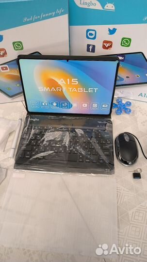 Планшет A15 Lingbo с клавиатурой 4/128гб 13Мп