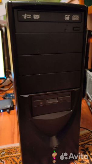 Системный блок intel core 2 duo e7400, 2gb, 80gb