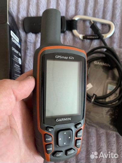 Навигатор Garmin gpsmap 62S полный комплект