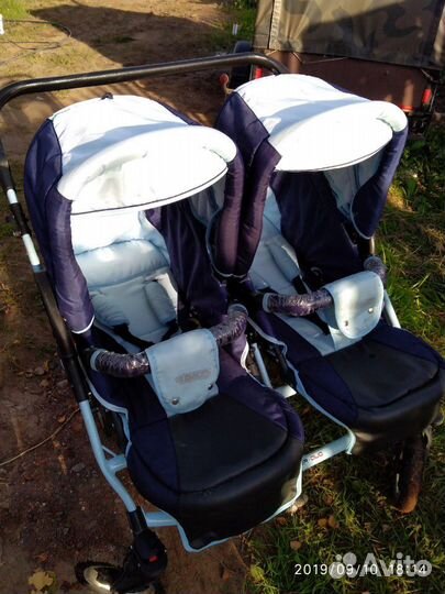 Коляска для двойни