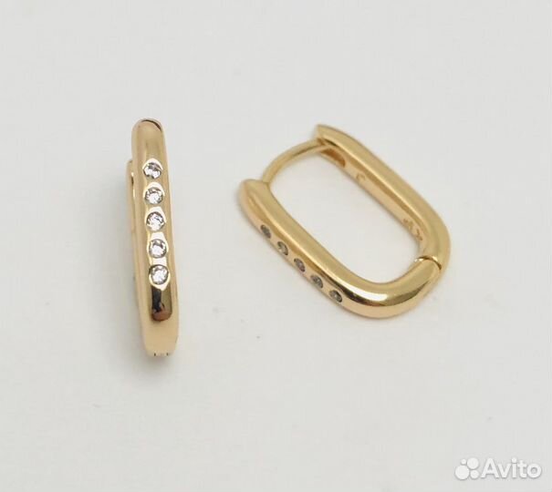 Серьги из мед.сплава