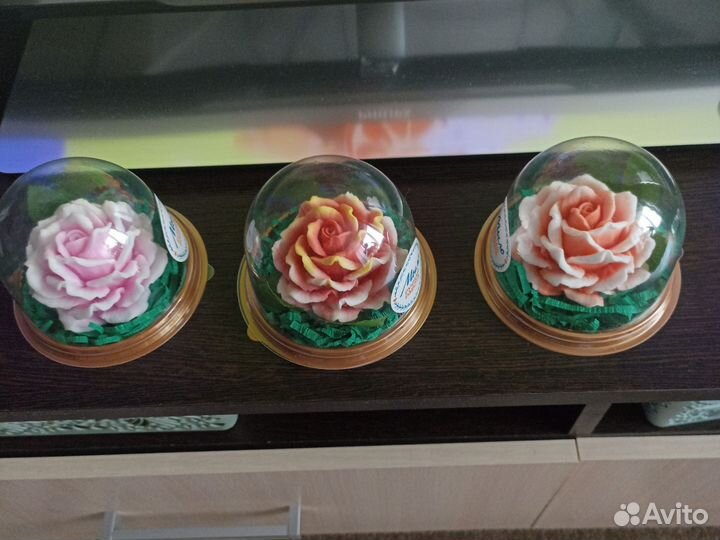 Роза из мыла в куполе