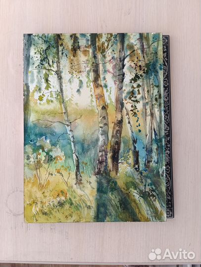 Картина Акварель пейзаж