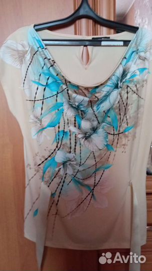 Блузки женск. 3шт. 42 44 с коротким рукавом