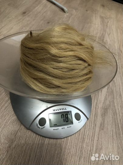 Волосы для наращивания блонд бу