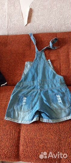 Комбинезон женский летний джинсовый