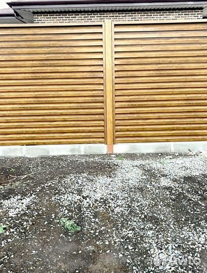 Забор жалюзи